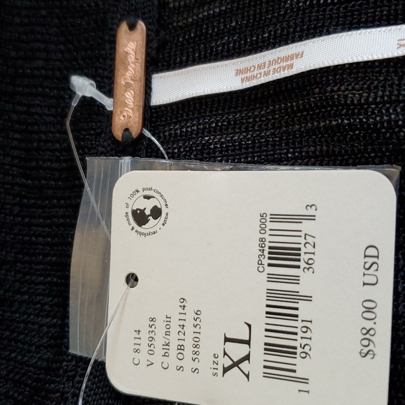 Free People Black Button-Up Top - Picture 10 of 16